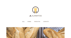 Desktop Screenshot of jlalimentos.com.br